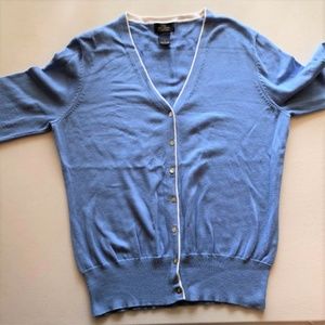 Brooks Brothers Pima Cotton V-Neck Cardigan SZ L